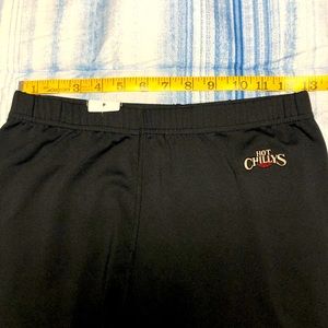 Mens Unisex Black Medium Hot Chillys Thermal Leggings